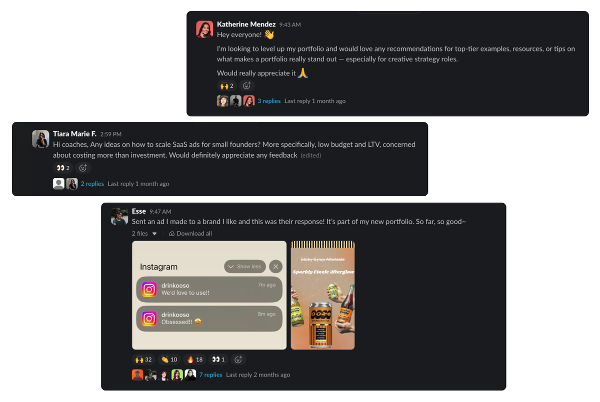 Runneth Slack community threads